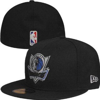 Dallas Mavericks New Era NBA Basic 59Fifty Fitted Hat (Black) 7 3/4 [Misc.]  Baseball Caps  Sports & Outdoors
