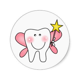 Tooth Fairy Round Sticker