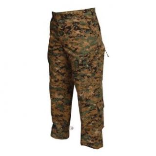 Men's Tru Spec Digital Woodland Poly / Cotton Ripstop TRU Uniform Pants Sports & Outdoors