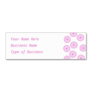 Pink Cupcake Pattern. Business Card Template