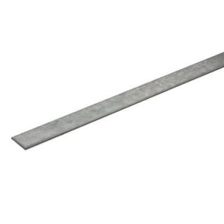 Everbilt 1 1/4 in. x 48 in. Zinc Plated Steel Flat Bar with 1/8 in. Thick 17980
