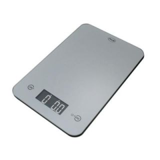 American Weigh Thin Digital Kitchen Scale in Silver ONYX5KSL