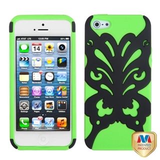 BasAcc Black/ Electric Green/ Butterflykiss Case for Apple iPhone 5 BasAcc Cases & Holders
