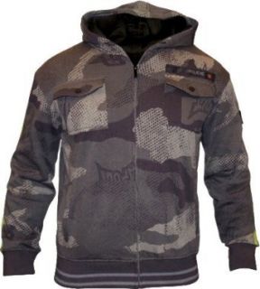 Tapout Digi Camo Trax Hoodie Brown Sweatshirt Zip up Jacket (L) at  Mens Clothing store Athletic Hoodies