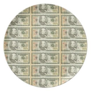 Million Dollar Bills Money Spread Background Plates