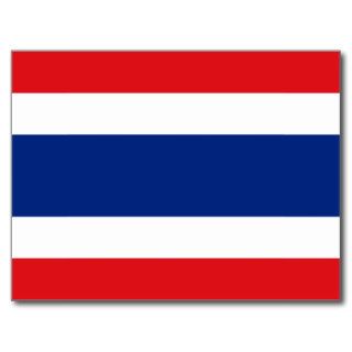 Thailand Flag Postcard