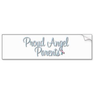 Proud Angel Parents Bumper Sticker