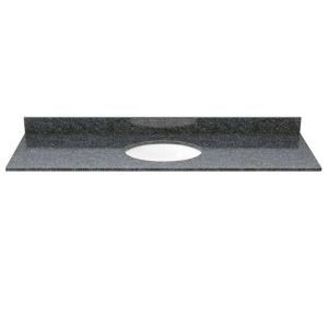 Solieque 49 in. Granite Vanity Top in Blue Pearl with White Basin VT4922BLP.4.HDSOL,DSOM,DSOM