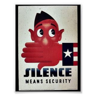 Silence Means Security Posters