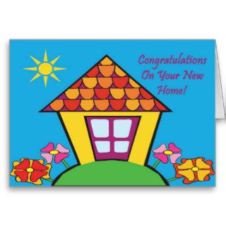 Congratulations New Home Greeting Cards