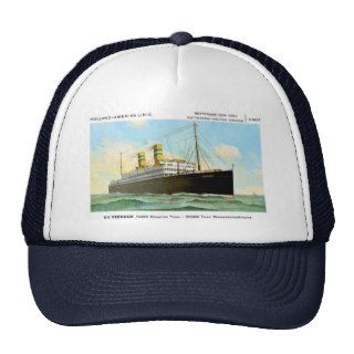 SS DD Veendam Vintage Passenger Ship Mesh Hats
