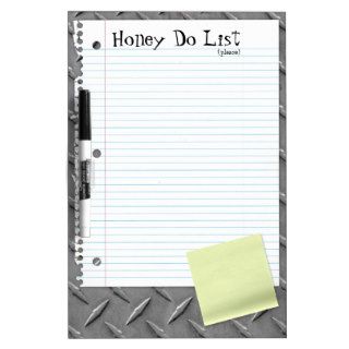 CUSTOMIZABLE Honey Do List   Notepaper, Post It Dry Erase Whiteboard