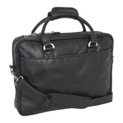 Mercury Luggage Highland Series Simple Portfolio Black Mercury Luggage Leather Messenger Bags