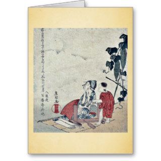 The Six Jewel Rivers by Katsushika,Hokusai Card