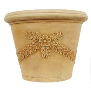 Pride Garden Products 12 in. Garland Ivory Terrain Planter (2 Pack) 81203