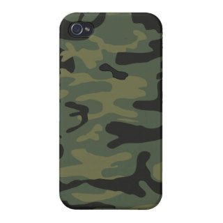 Hunter or Military style green camo Case For iPhone 4