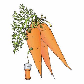 carrot juice cut outs