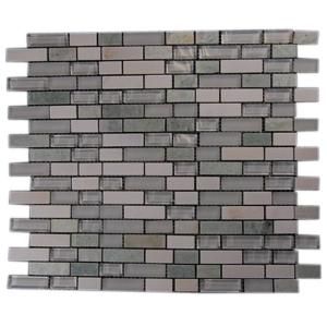 Splashback Tile Victoria Falls 12 in. x 12 in. x 8 mm Glass Floor and Wall Tile (1 sq. ft.) VICTORIA FALLS .5X2 GLASS TILE
