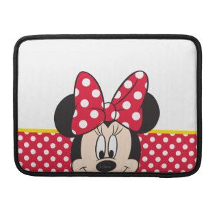 Peek a Boo Minnie Mouse   Polka Dots Sleeves For MacBooks