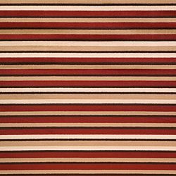 Meticulously Woven Contemporary Free form Tan/Red Stripe Abstract Rug (7'9 x 11'2) Surya 7x9   10x14 Rugs