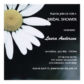 White Daisy l Bridal Shower or Bachelorette Party Invites