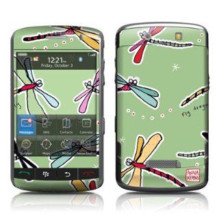 Dragon Fly Green Design Protective Skin Decal Sticker for BlackBerry Storm 9530 Cell Phone Cell Phones & Accessories