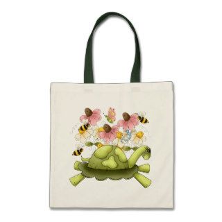 Turtle Garden Canvas Bags