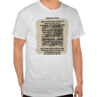 Policeman's Prayer T shirt