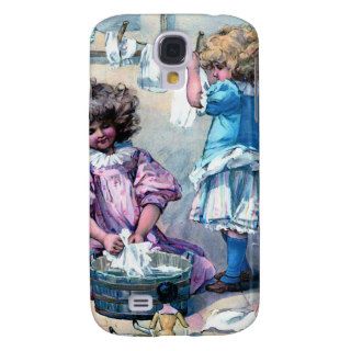 Doing Doll Laundry Samsung Galaxy S4 Cover