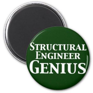Structural Engineer Genius Gifts Magnets