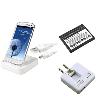 BasAcc Battery/ Cradle/ Charger Adapter for Samsung Galaxy S III/ S3 BasAcc Cases & Holders