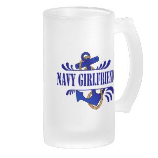 Navy Girlfriend, Anchors Away Mugs