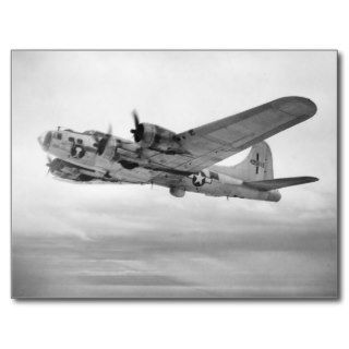 B 17 Flying Fortress Bomber Aircraft Post Card