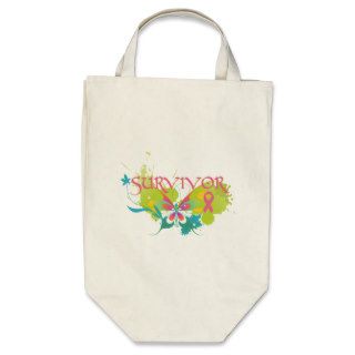 Abstract Butterfly Breast Cancer Survivor Bag