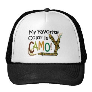 My Favorite Color is Camo1 Mesh Hat