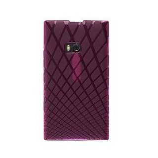 Ventev Waffle Patterned Dura Gel Case for Nokia Lumia 900 (Plum Pink) Cell Phones & Accessories