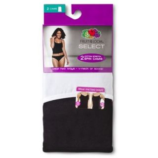 Fruit of the Loom SELECT Cotton Stretch Cami 2 Pack   Assorted Colors M