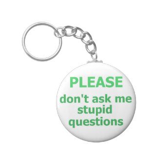 Please don't ask me stupid questions .png keychains