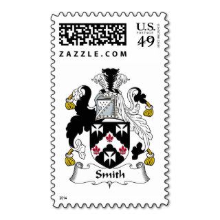 Smith Family Crest Postage Stamps