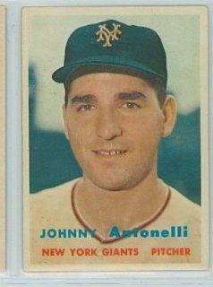 1957 Topps Baseball 105 Johnny Antonelli Giants Excellent Sports Collectibles