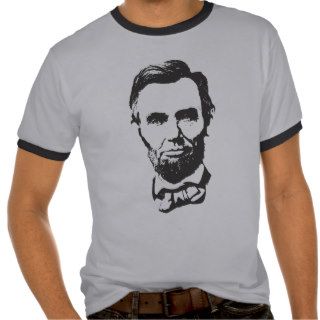 President Abraham Lincoln Silhouette T shirt