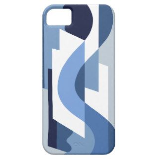 SUISSE Art Deco Moderne Blue Monday iPhone 5 Case