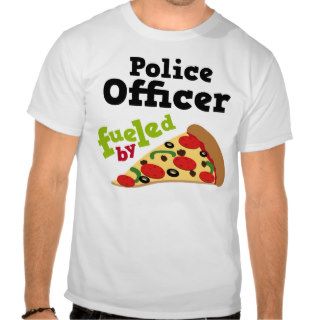 Police Officer (Funny) Pizza T Shirt