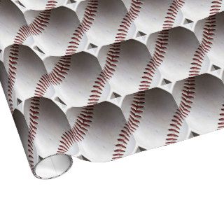 Baseball Collage Gift Wrapping Paper