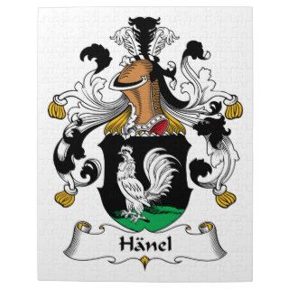 Hanel Family Crest Jigsaw Puzzles