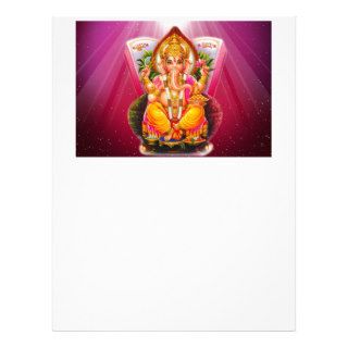 Ganesh Ganesha Ganapati Hindu Elephant Deity Custom Letterhead