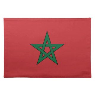 Morocco – Moroccan Flag Placemats