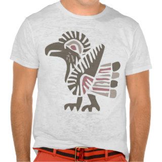 Tribal Folk Art Bird Tee Shirts