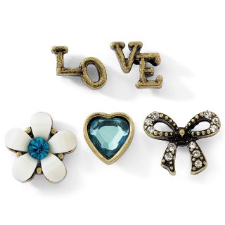 BETSEYVILLE 4 pr. Heart & Flower Earring Set