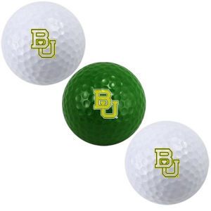 Baylor Bears Team Golf 3pk Golf Ball Set